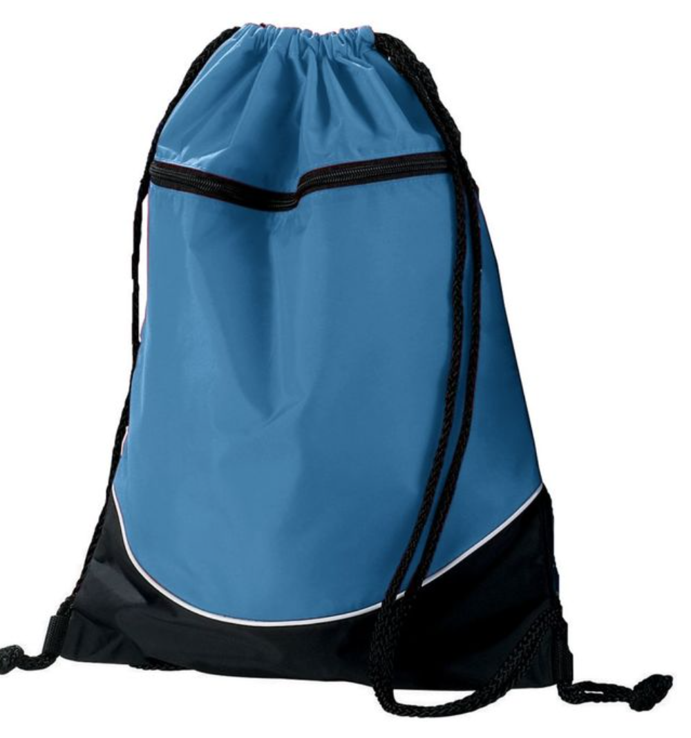 TRI-COLOR DRAWSTRING BACKPACK